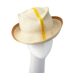 Tweed Fedora Yellow/T