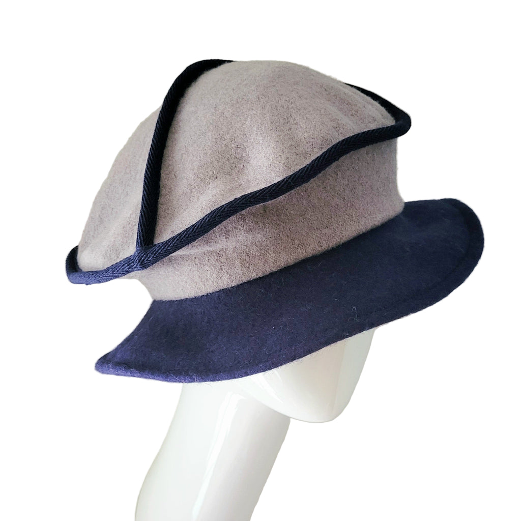 Mondrian in Navy/grey