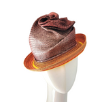 Autumn brown swirl with cuff brim